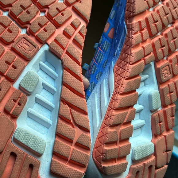 Hoka One One Blue and Pink Sneakers - Picture 4 of 9